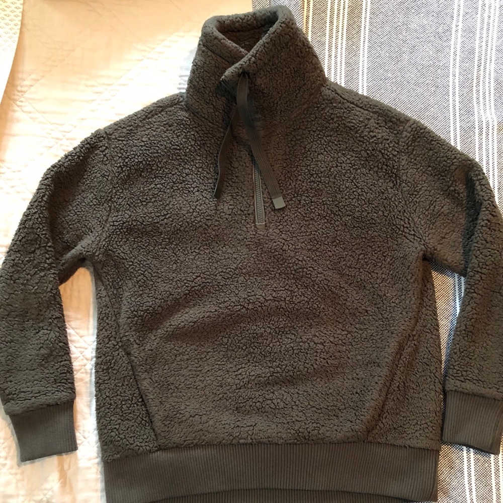 1/4 Zip Sherpa
